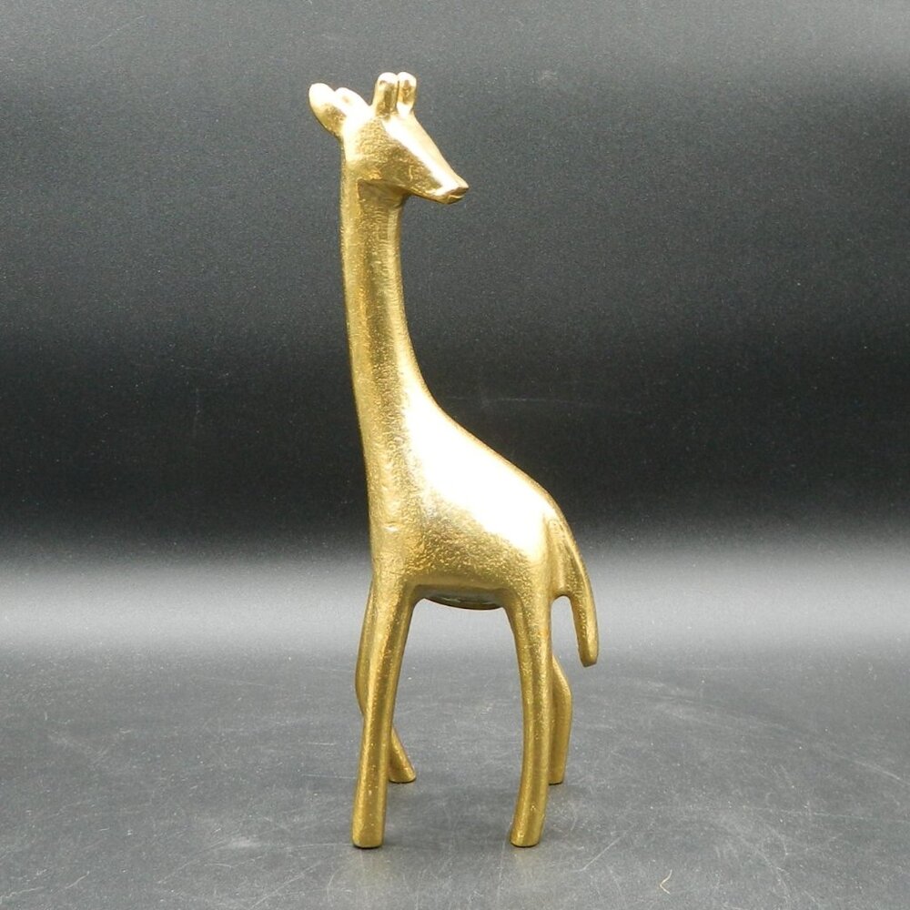 Nate Berkus Magnetized Gold Metal Giraffe Figurine
